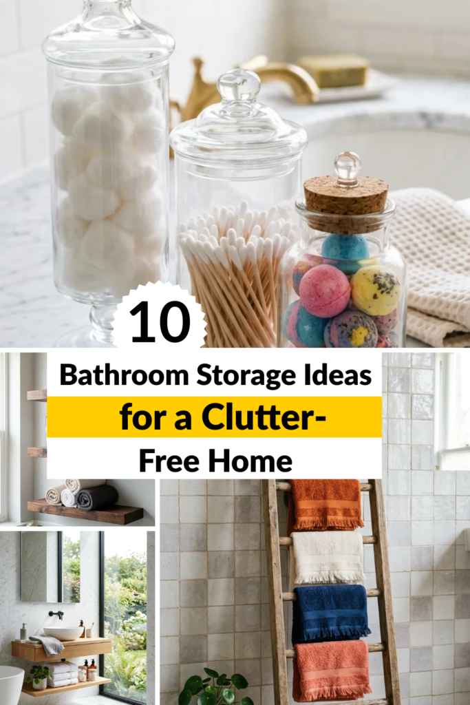10 Bathroom Storage Ideas for a Clutter-Free Home