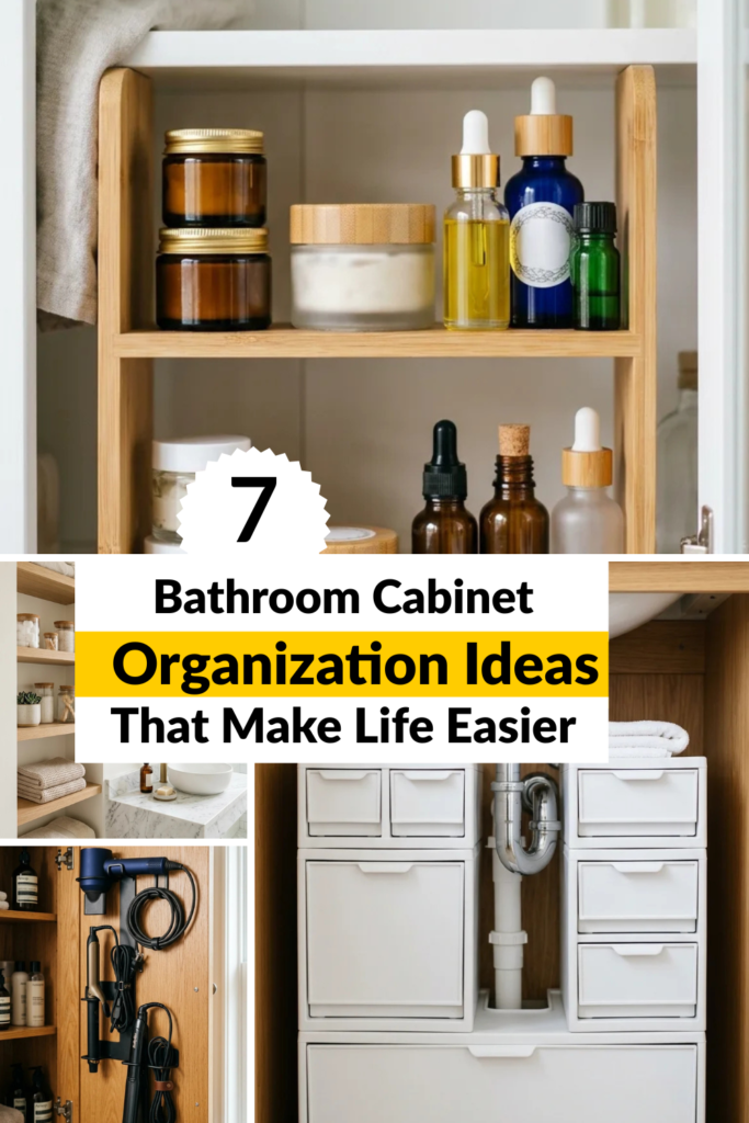 7 Bathroom Cabinet Organization Ideas That Make Life Easier