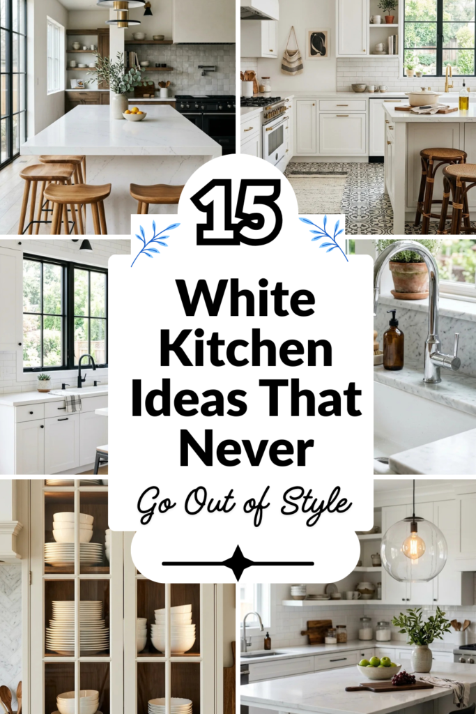 15 White Kitchen Ideas That Never Go Out of Style