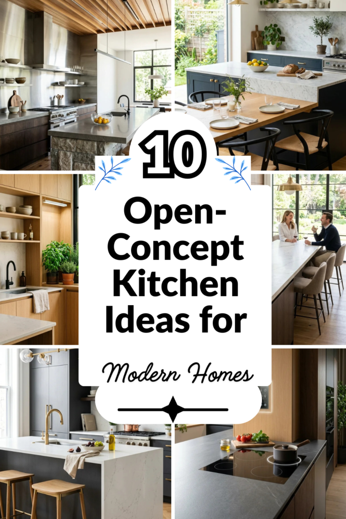 10 Open-Concept Kitchen Ideas for Modern Homes