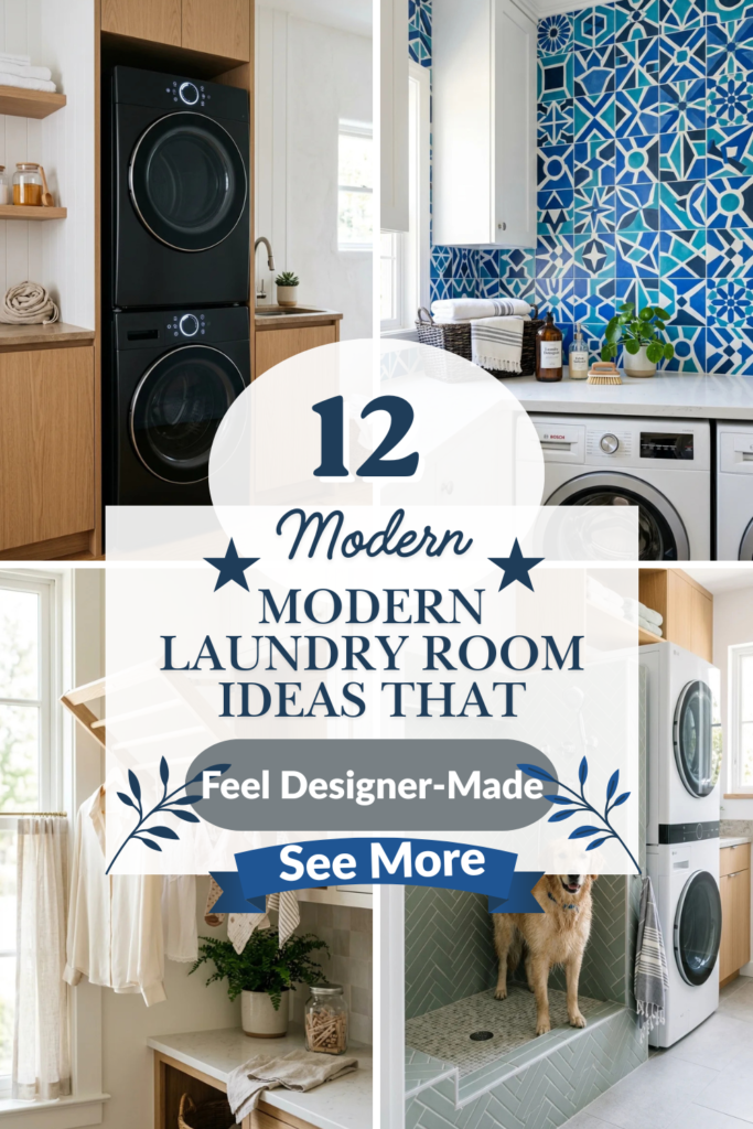 12 Modern Laundry Room Ideas That Feel Designer-Made