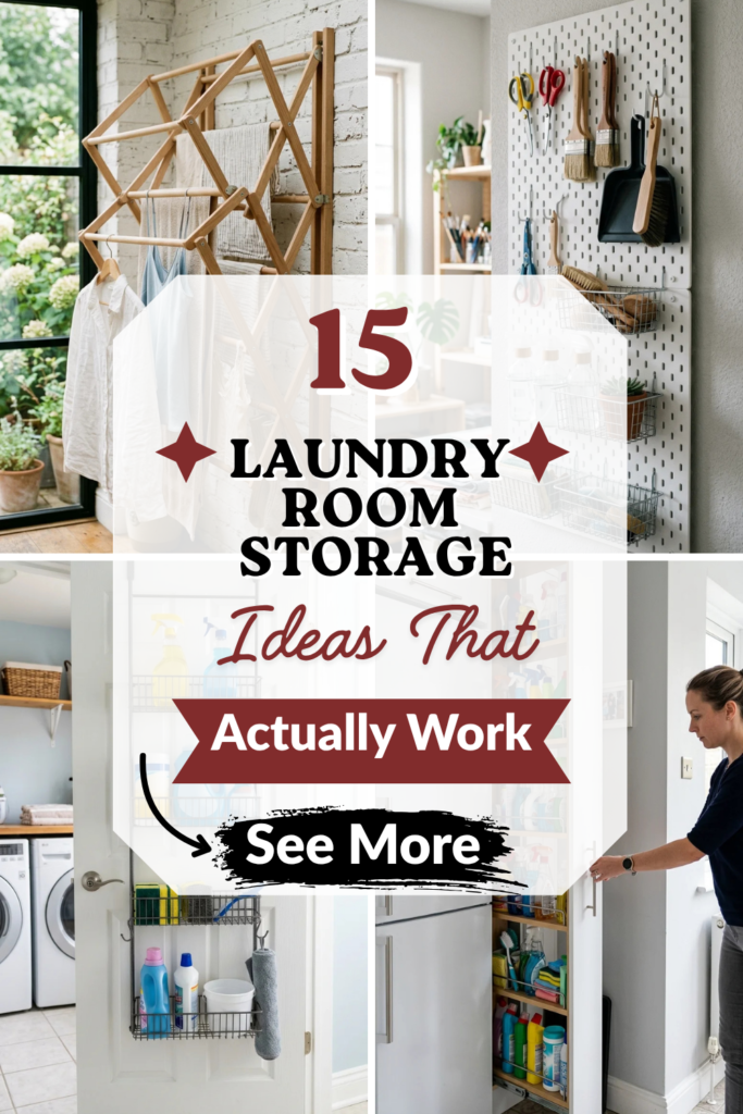 15 Laundry Room Storage Ideas That Actually Work