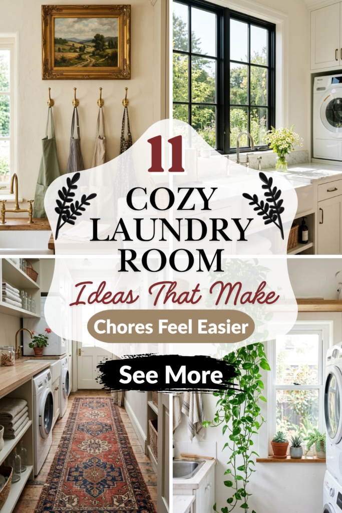 11 Cozy Laundry Room Ideas That Make Chores Feel Easier