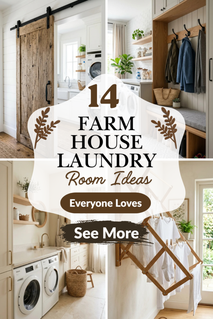 14 Farmhouse Laundry Room Ideas Everyone Loves