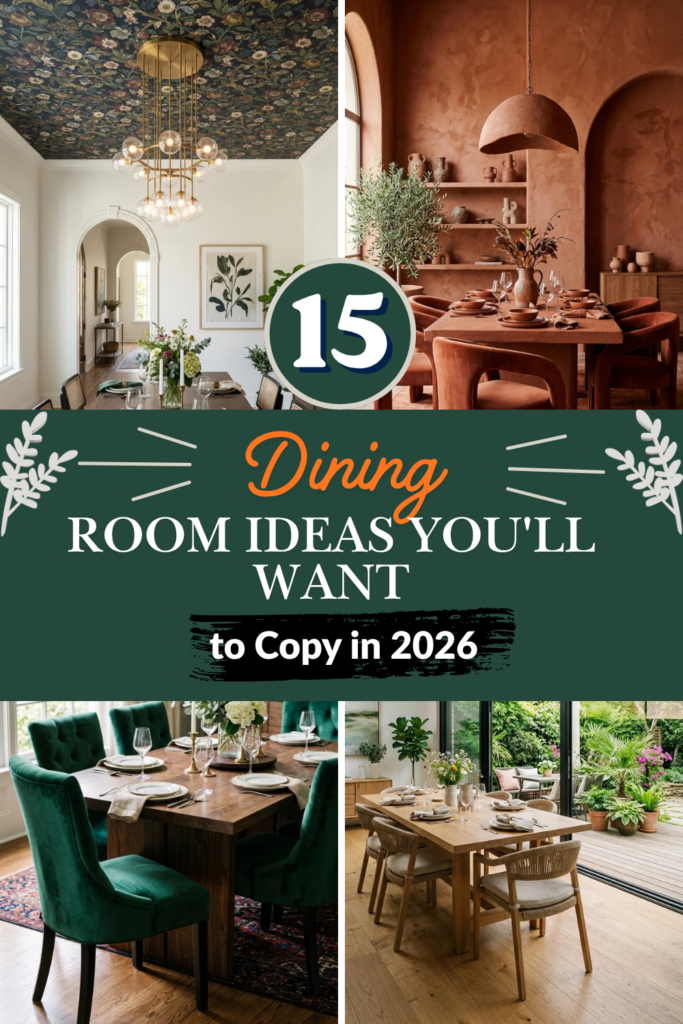 15 Dining Room Ideas You’ll Want to Copy in 2026