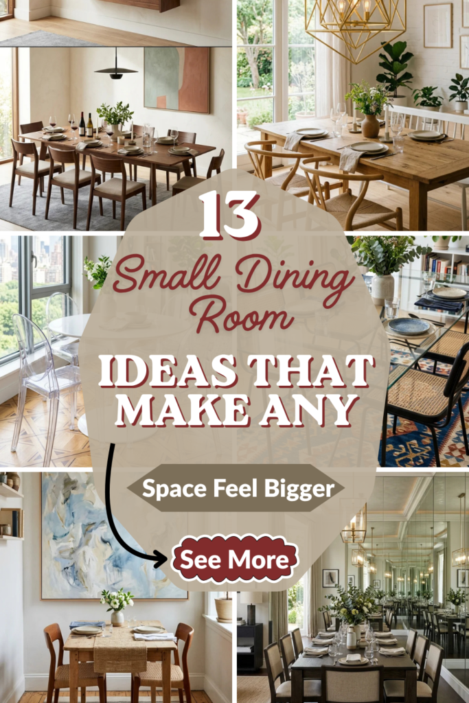 13 Small Dining Room Ideas That Make Any Space Feel Bigger
