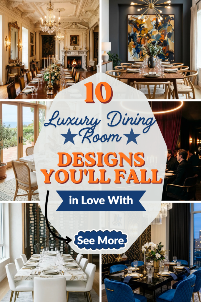 10 Luxury Dining Room Designs You’ll Fall in Love With