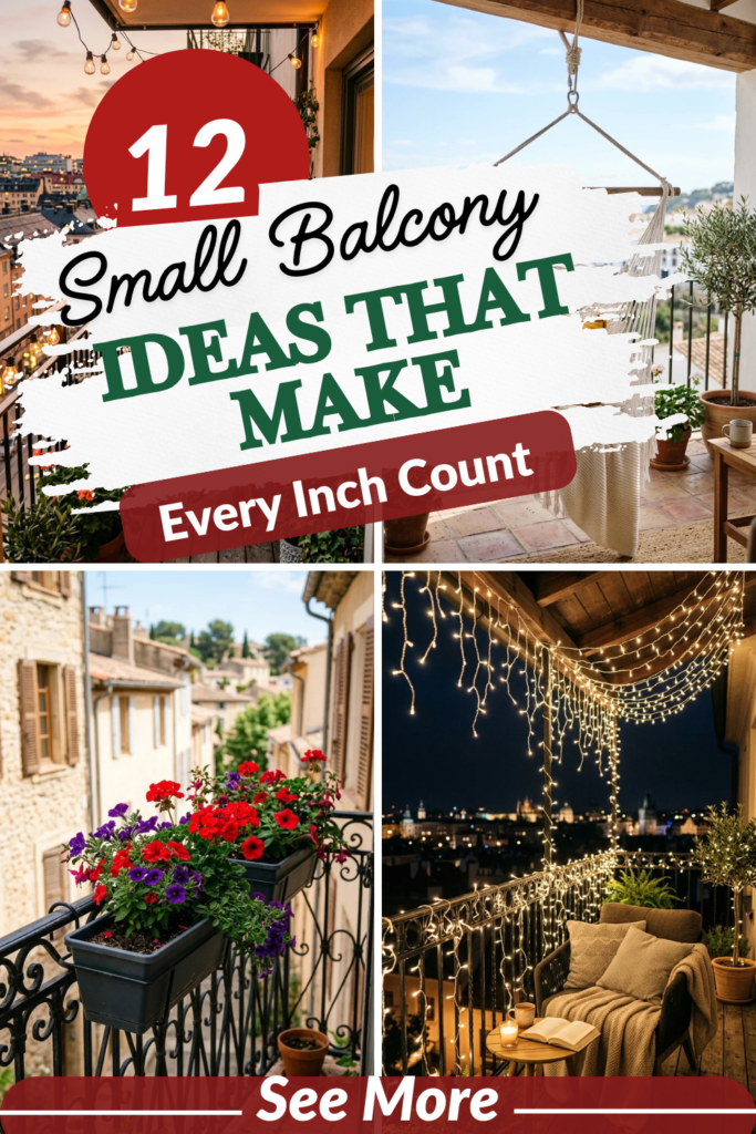12 Small Balcony Ideas That Make Every Inch Count