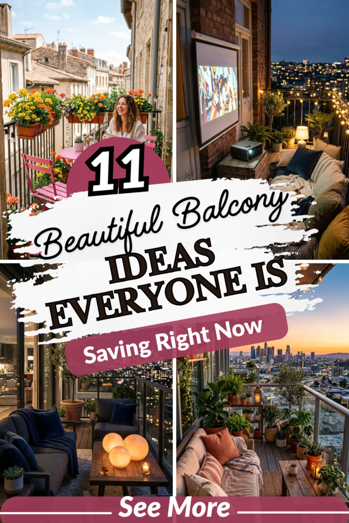 11 Beautiful Balcony Ideas Everyone Is Saving Right Now