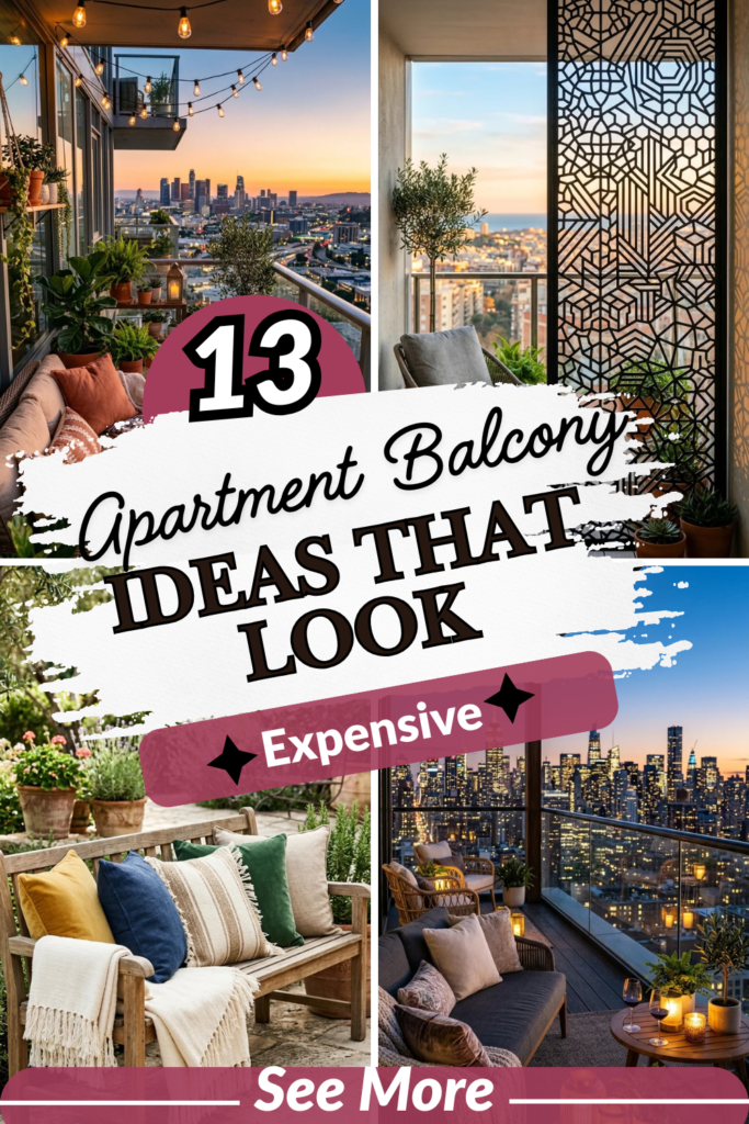 13 Apartment Balcony Ideas That Look Expensive