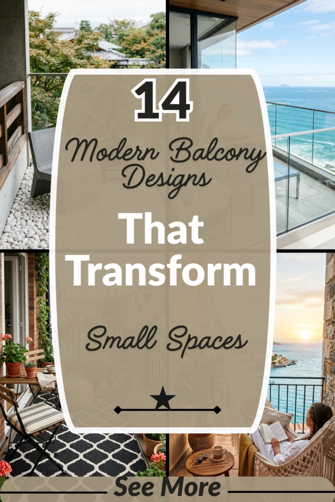 14 Modern Balcony Designs That Transform Small Spaces