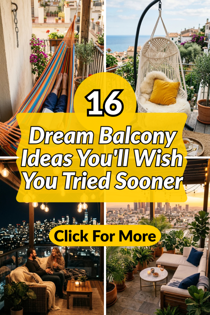 16 Dream Balcony Ideas You’ll Wish You Tried Sooner
