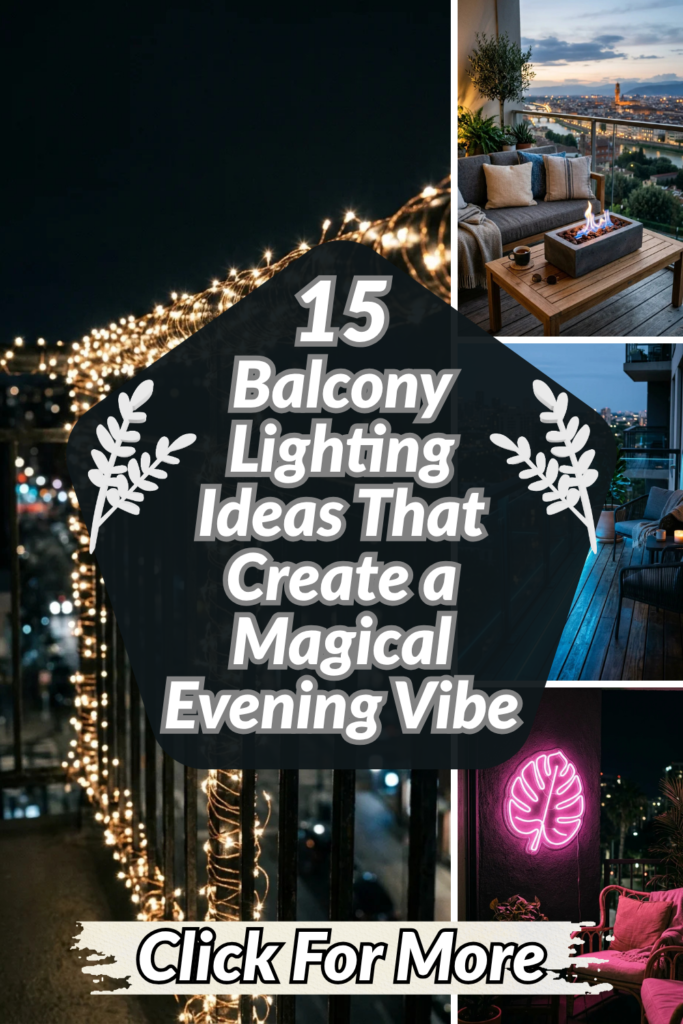 15 Balcony Lighting Ideas That Create a Magical Evening Vibe