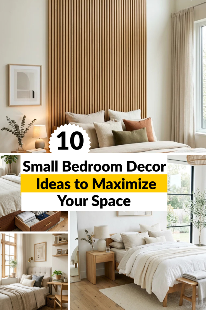 10 Small Bedroom Decor Ideas to Maximize Your Space
