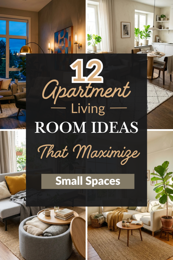 10 Apartment Living Room Ideas That Maximize Small Spaces