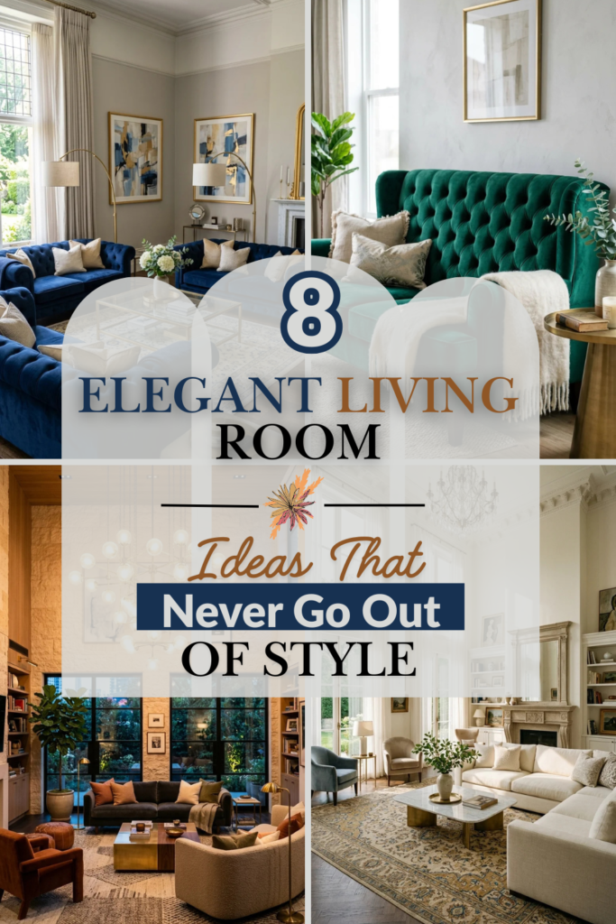8 Elegant Living Room Ideas That Never Go Out of Style