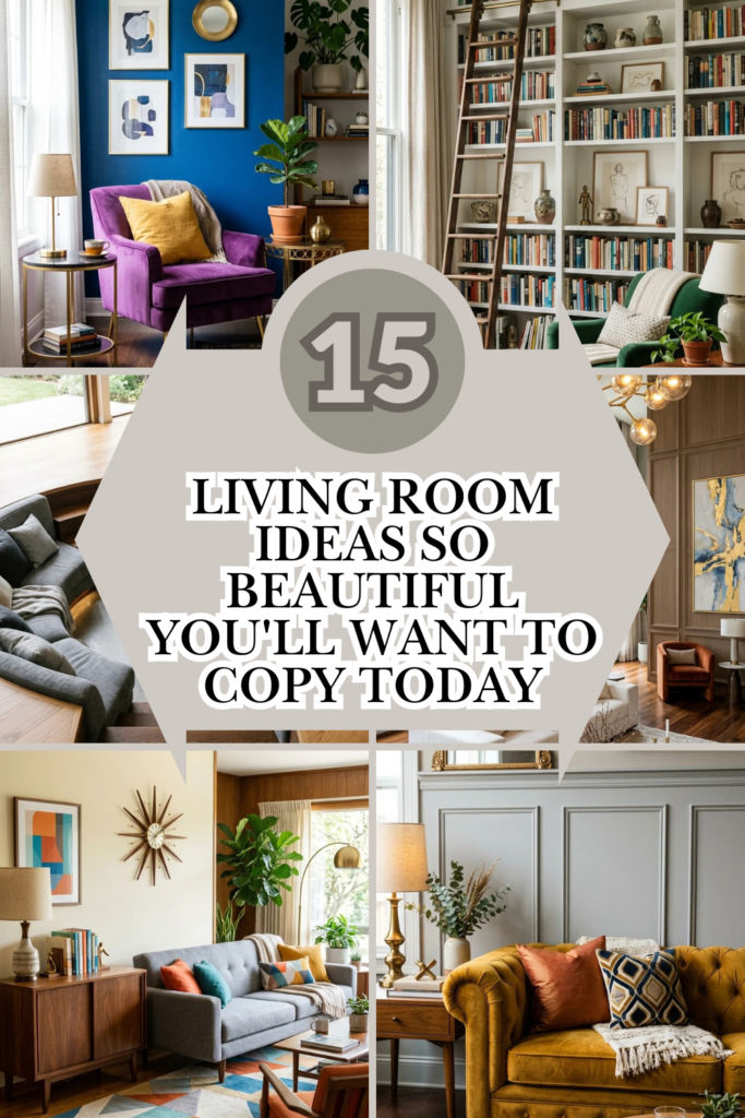15 Living Room Ideas So Beautiful You’ll Want to Copy Today