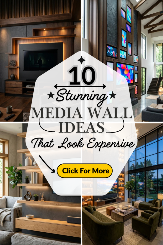 10 Stunning Media Wall Ideas That Look Expensive
