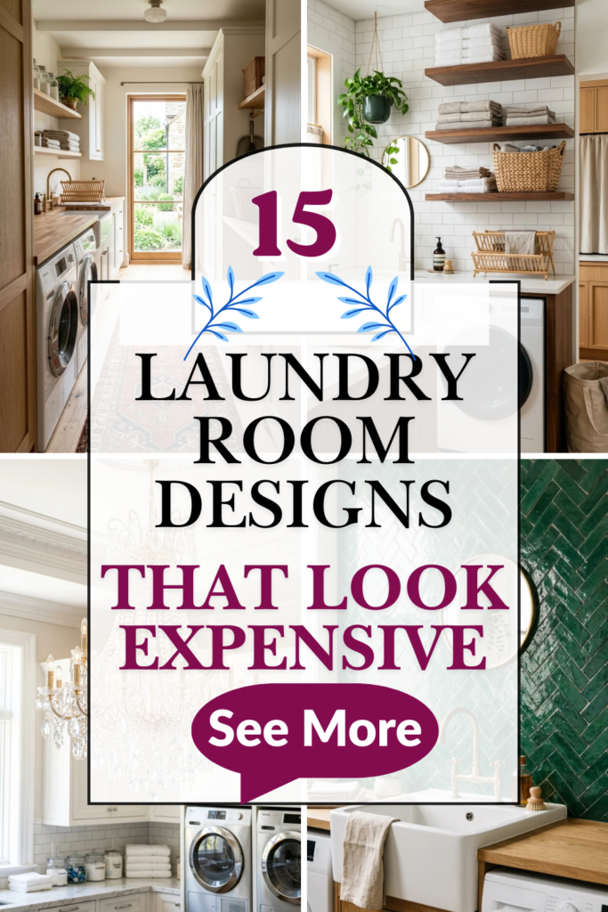15 Laundry Room Designs That Look Expensive