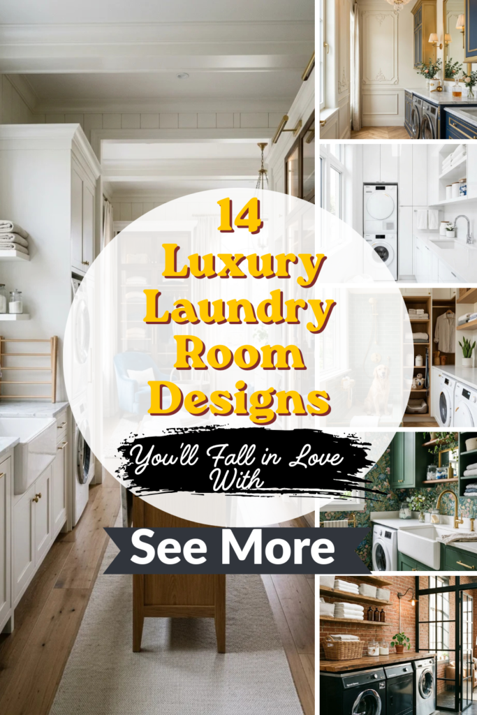 14 Luxury Laundry Room Designs You’ll Fall in Love With