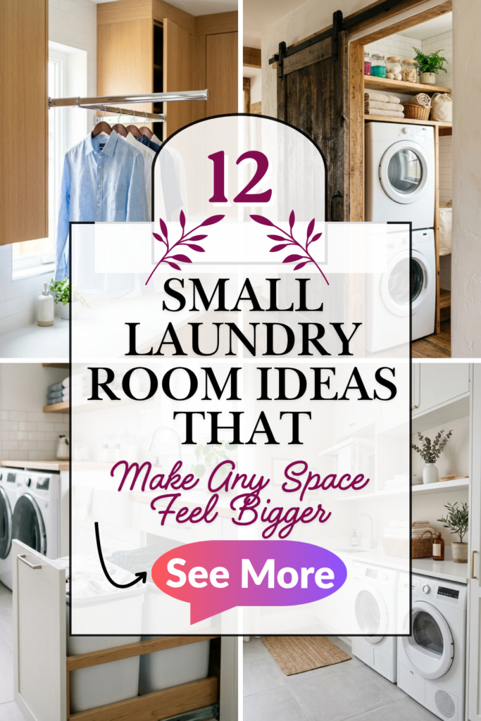 12 Small Laundry Room Ideas That Make Any Space Feel Bigger