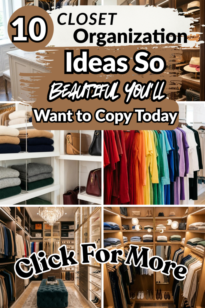 10 Closet Organization Ideas So Beautiful You’ll Want to Copy Today