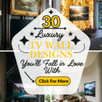 30 Luxury TV Wall Designs You’ll Fall in Love With