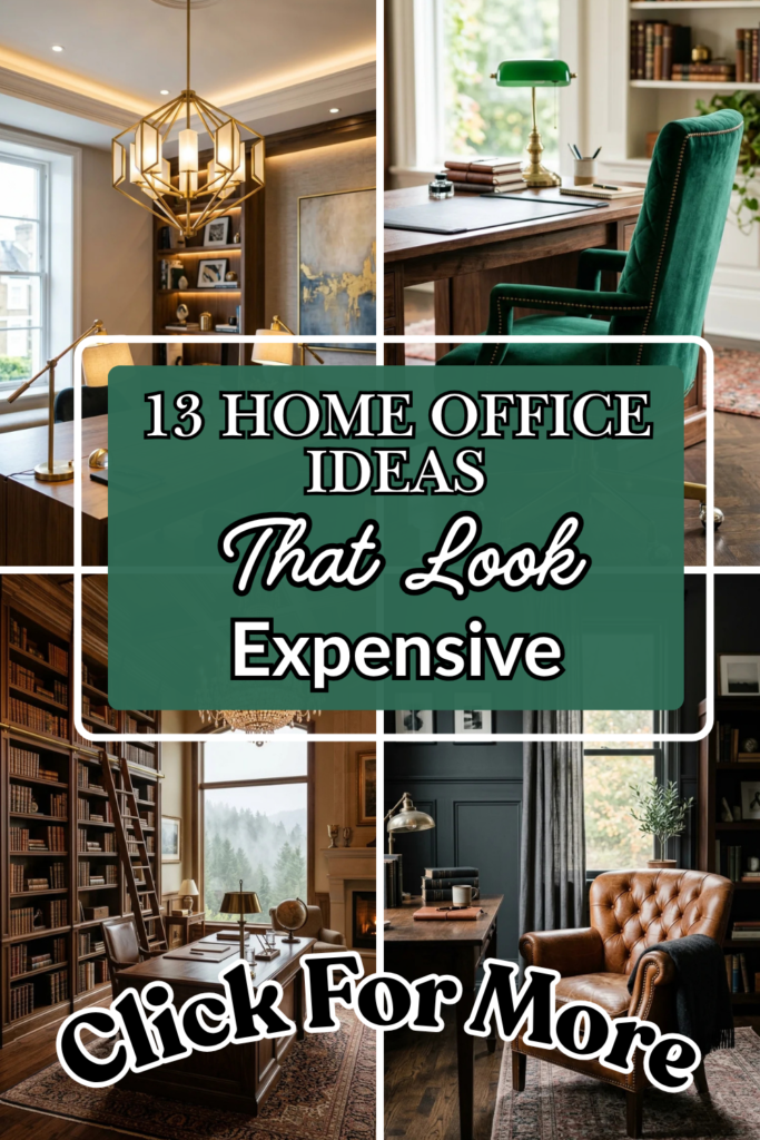13 Home Office Ideas That Look Expensive