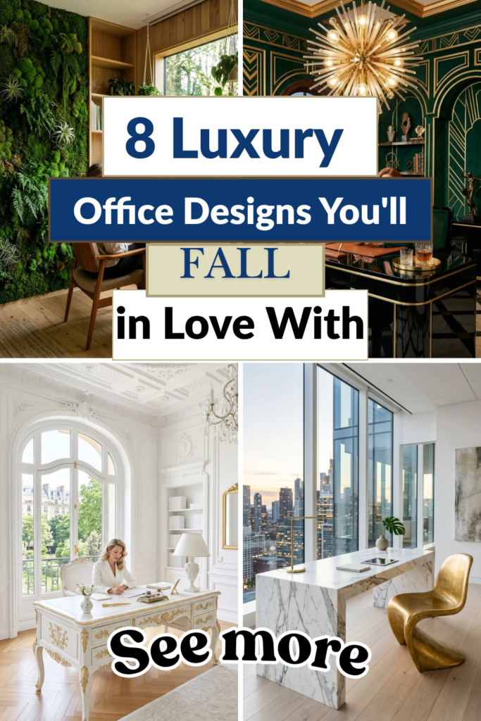 8 Luxury Home Office Designs You’ll Fall in Love With