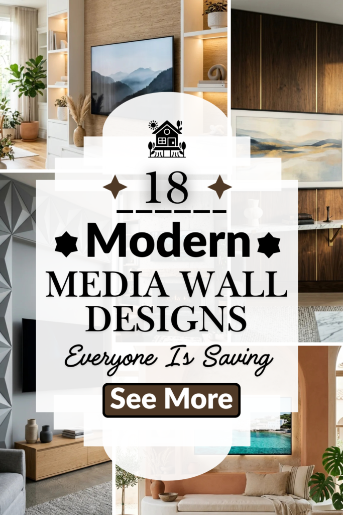 18 Modern Media Wall Designs Everyone Is Saving