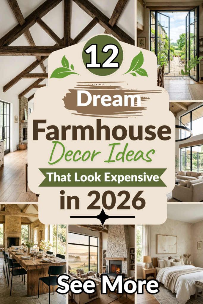 12 Dream Farmhouse Decor Ideas That Look Expensive in 2026