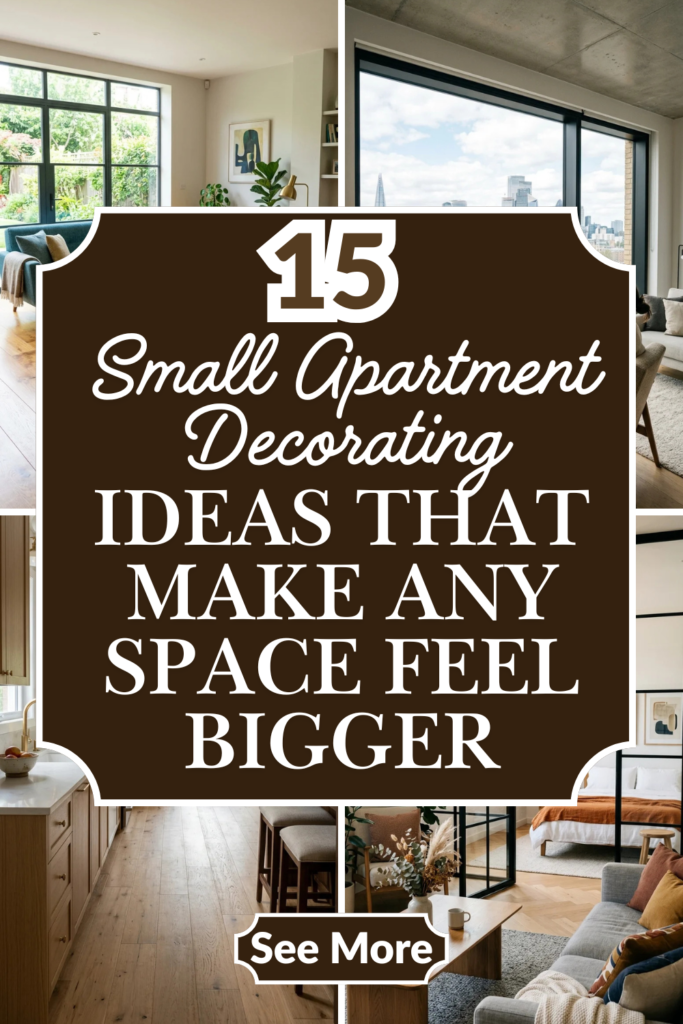 15 Small Apartment Decorating Ideas That Make Any Space Feel Bigger