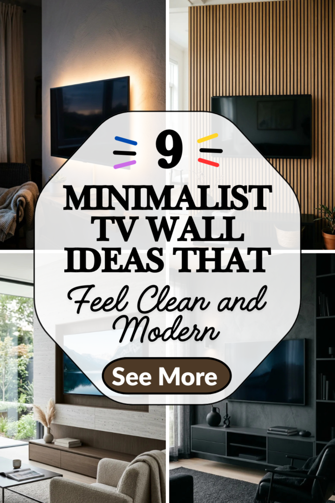 9 Minimalist TV Wall Ideas That Feel Clean and Modern
