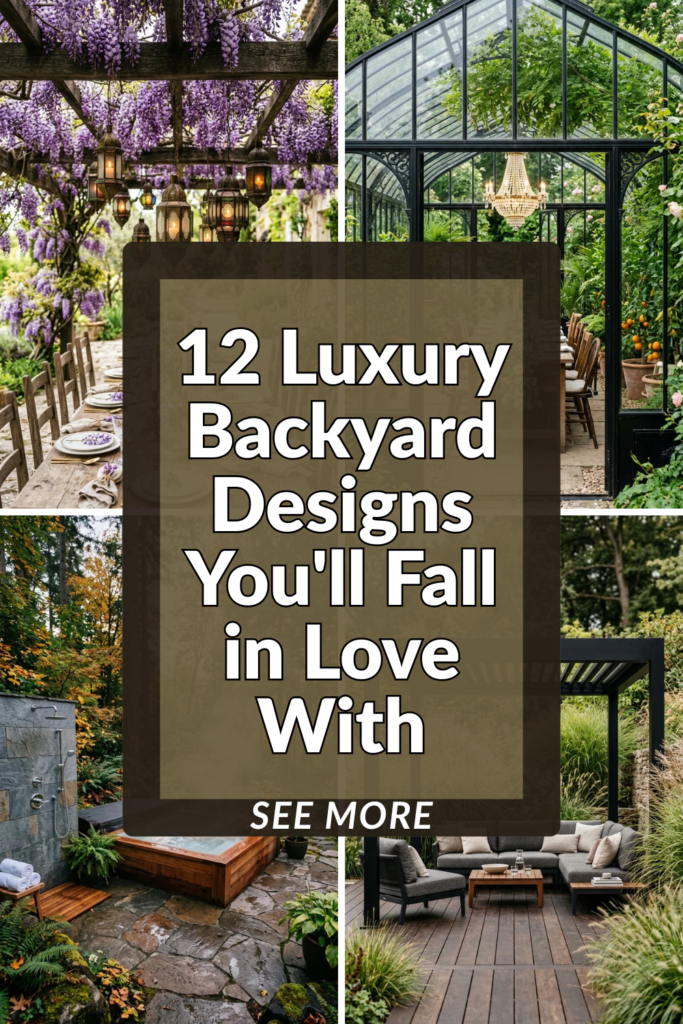 12 Luxury Backyard Designs You’ll Fall in Love With