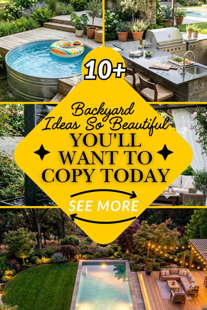 10+ Backyard Ideas So Beautiful You’ll Want to Copy Today