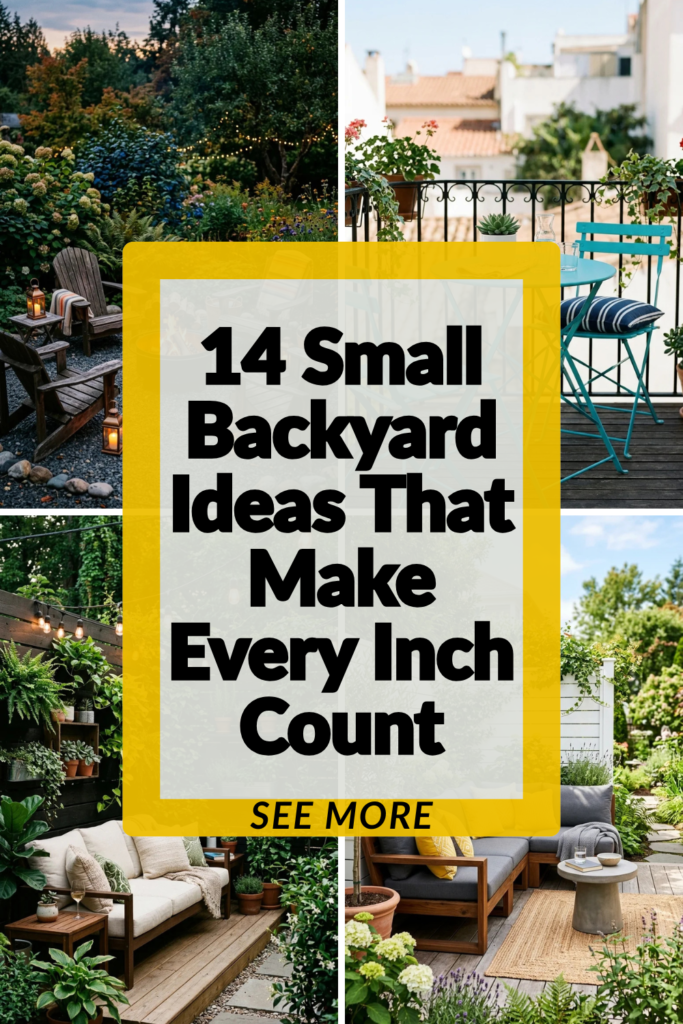 14 Small Backyard Ideas That Make Every Inch Count