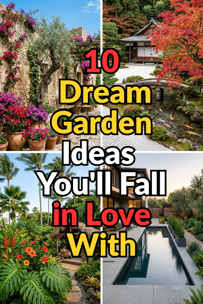 10 Dream Garden Ideas You’ll Fall in Love With