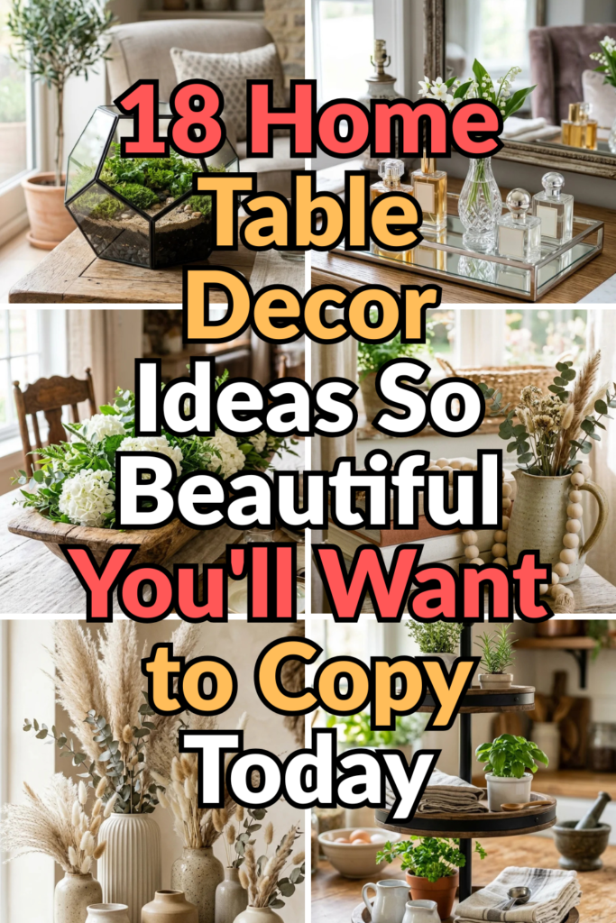 18 Home Table Decor Ideas So Beautiful You’ll Want to Copy Today
