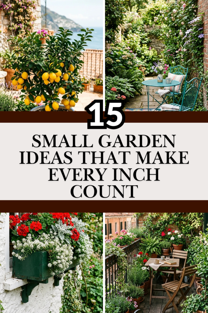 15 Small Garden Ideas That Make Every Inch Count