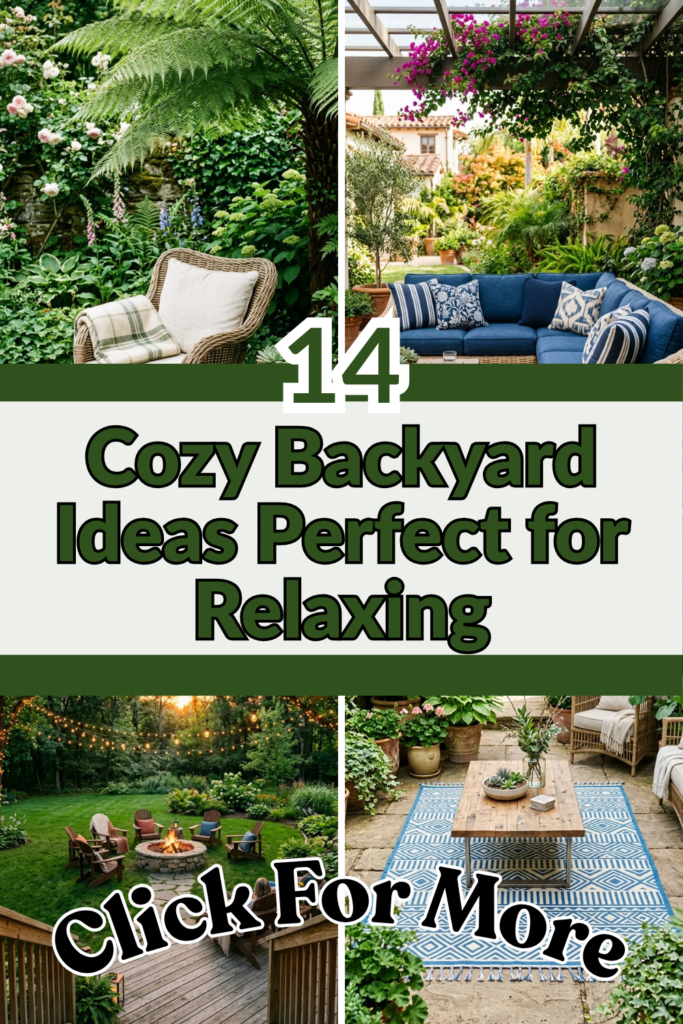 14 Cozy Backyard Ideas Perfect for Relaxing