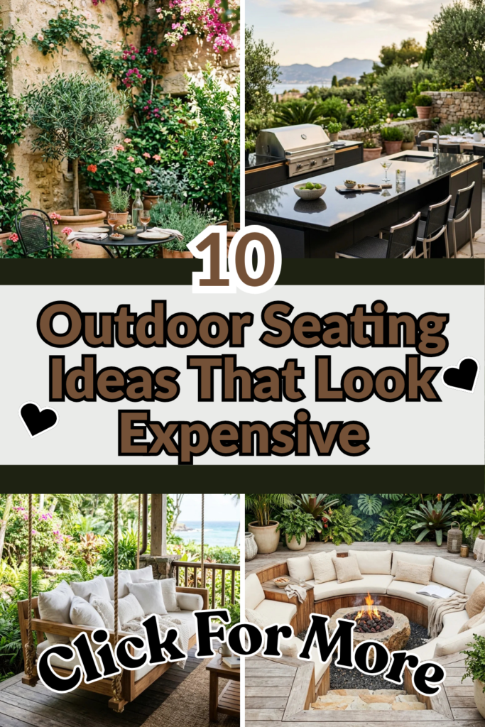 10 Outdoor Seating Ideas That Look Expensive