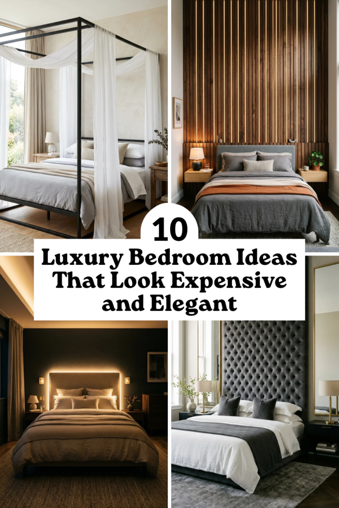 10 Luxury Bedroom Ideas That Look Expensive and Elegant