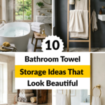 10 Bathroom Towel Storage Ideas That Look Beautiful