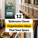 12 Bathroom Closet Organization Ideas That Save Space