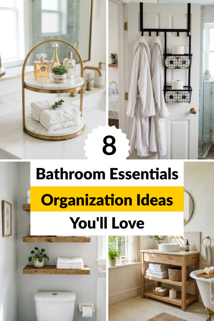 8 Bathroom Essentials Organization Ideas You’ll Love