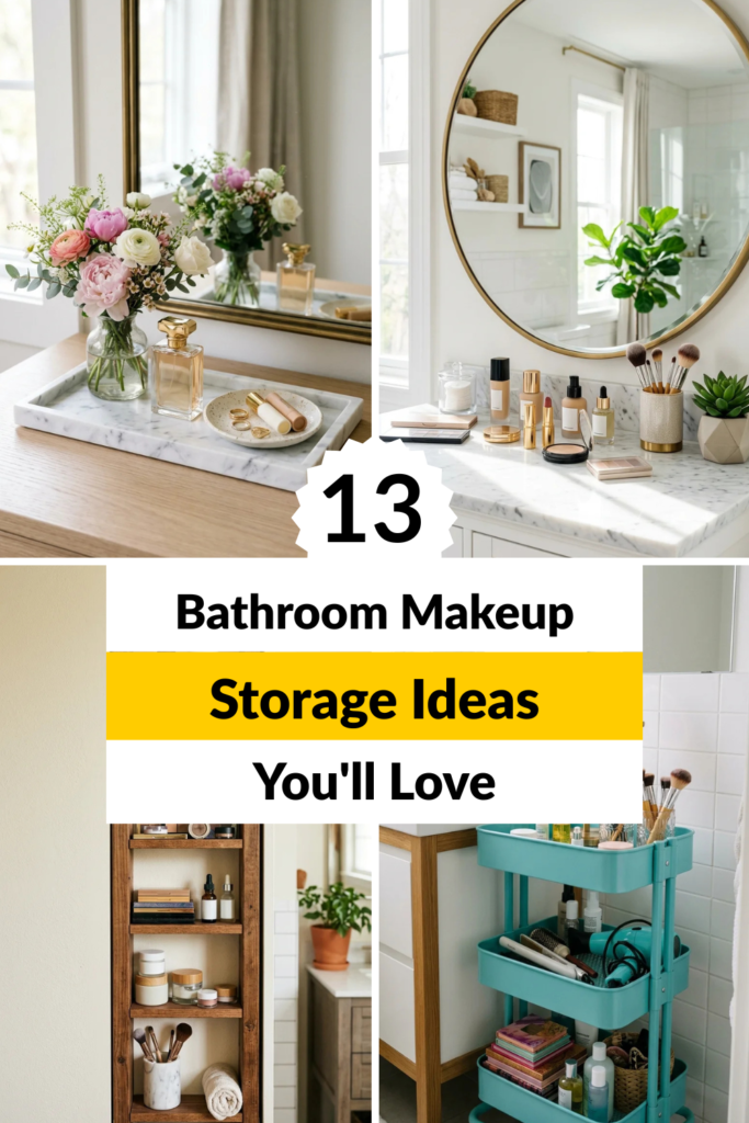 13 Bathroom Makeup Storage Ideas You’ll Love