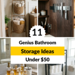 11 Genius Bathroom Storage Ideas Under $50