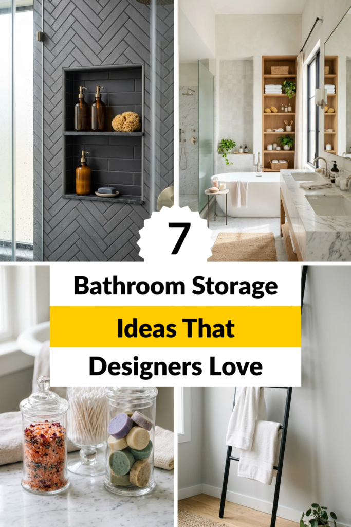 7 Bathroom Storage Ideas That Designers Love