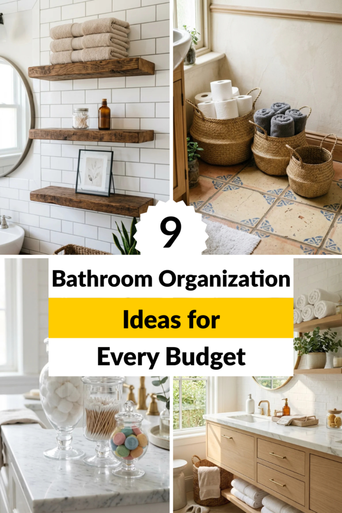 9 Bathroom Organization Ideas for Every Budget