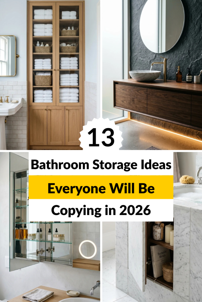 8 Bathroom Storage Ideas Everyone Will Be Copying in 2026